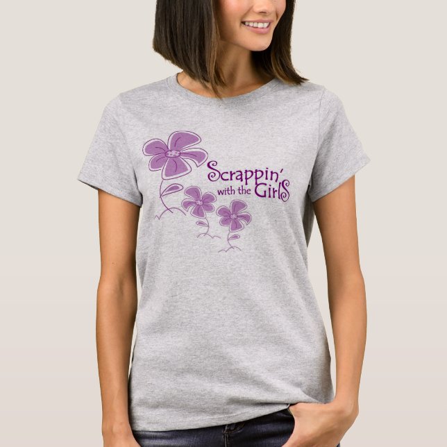 La camiseta básica w/logo de las mujeres (Anverso)
