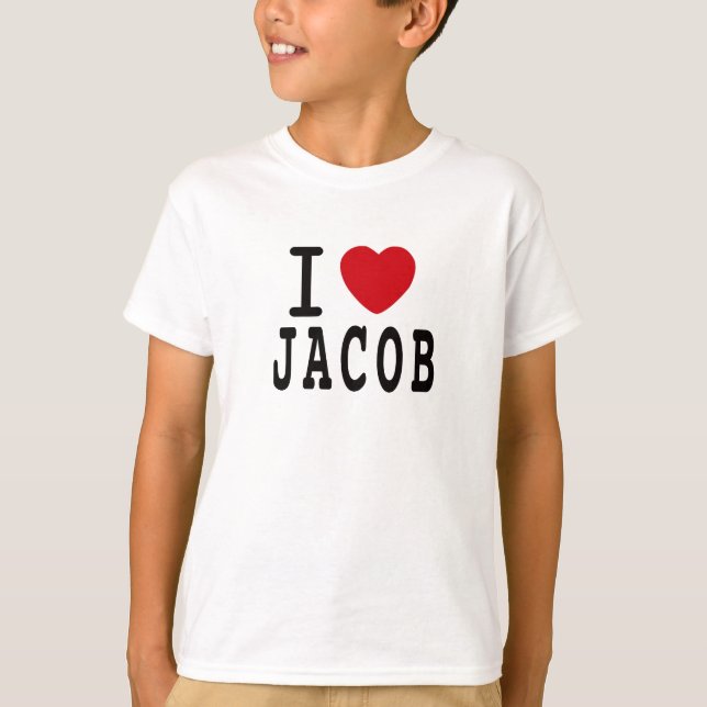 La camiseta blanca de la juventud de Jacob (Anverso)