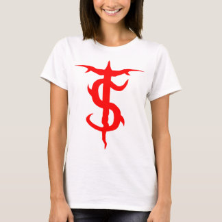 La camiseta blanca orgánica de las mujeres