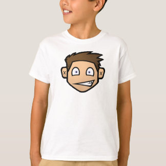 La camiseta blanca y negra del niño LT.com Ringer-