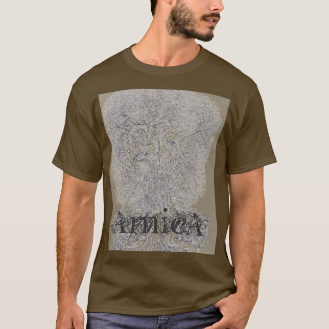 La camiseta cabida árnica de los hombres (Anverso)