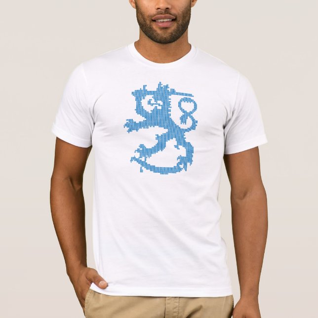 La camiseta cabida de los hombres del león de Sisu (Anverso)