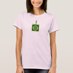 La camiseta cabida orgánica de las mujeres --