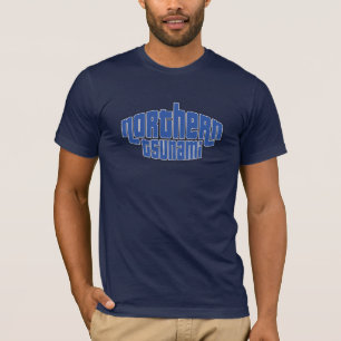 La camiseta cabida tsunami septentrional de los