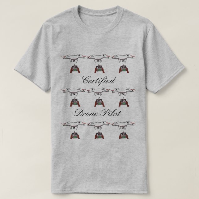 La camiseta certificada del piloto del abejón (Diseño del anverso)