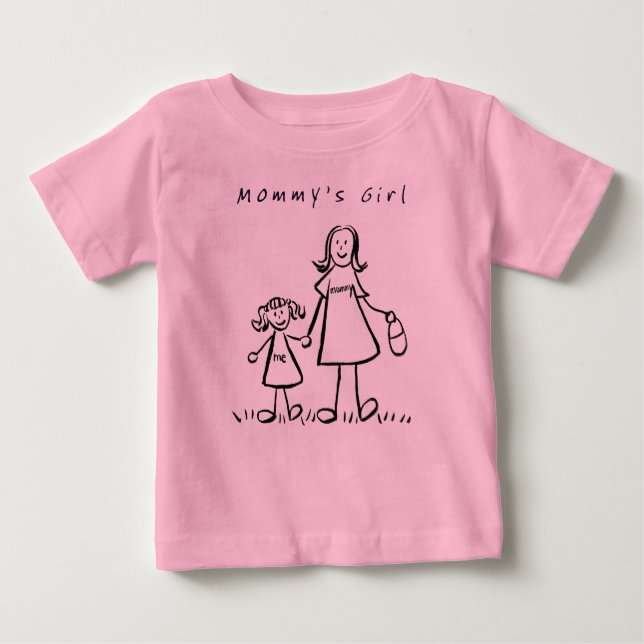 La camiseta Chica de mamá (Anverso)