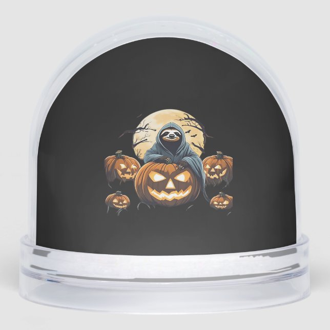 La camiseta clásica de Ghostly Sloth a medianoche (Anverso)