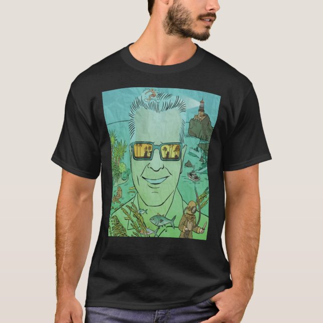La camiseta clásica de oro de Huell Howser Califor (Anverso)