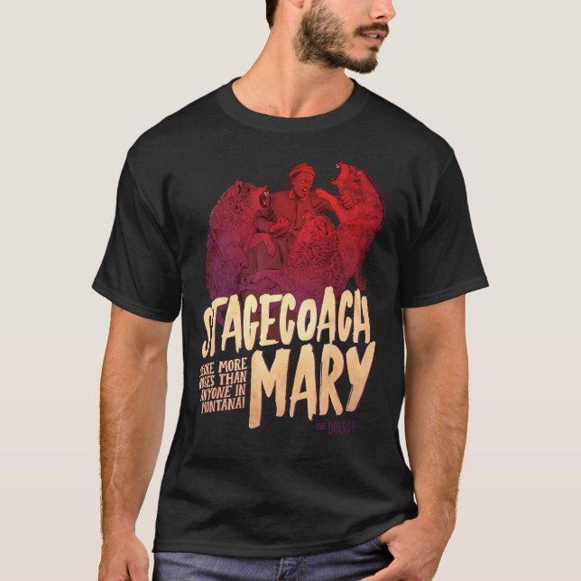 La camiseta clásica Dollop - Stagecoach Mary (Anverso)