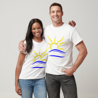 La camiseta con el símbolo naturista