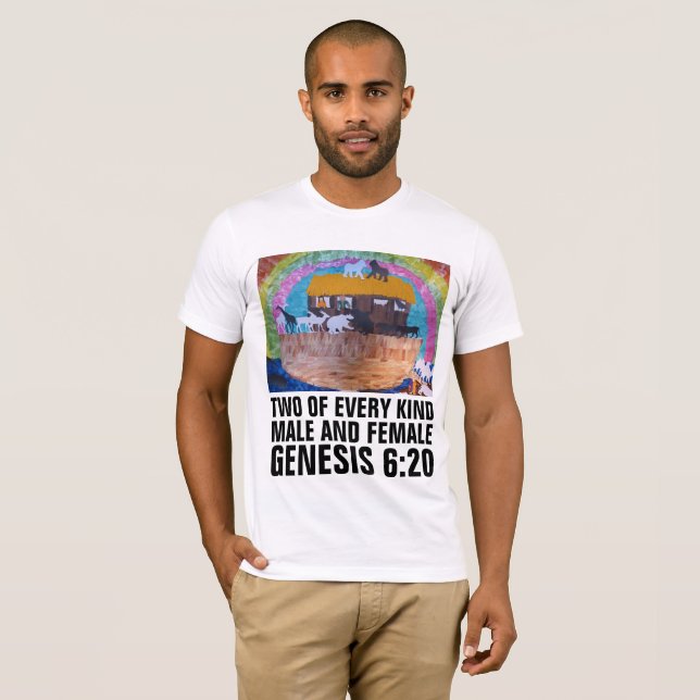 LA CAMISETA CRISTIANA DE LOS GENÉRICOS DE NOAH (Anverso completo)