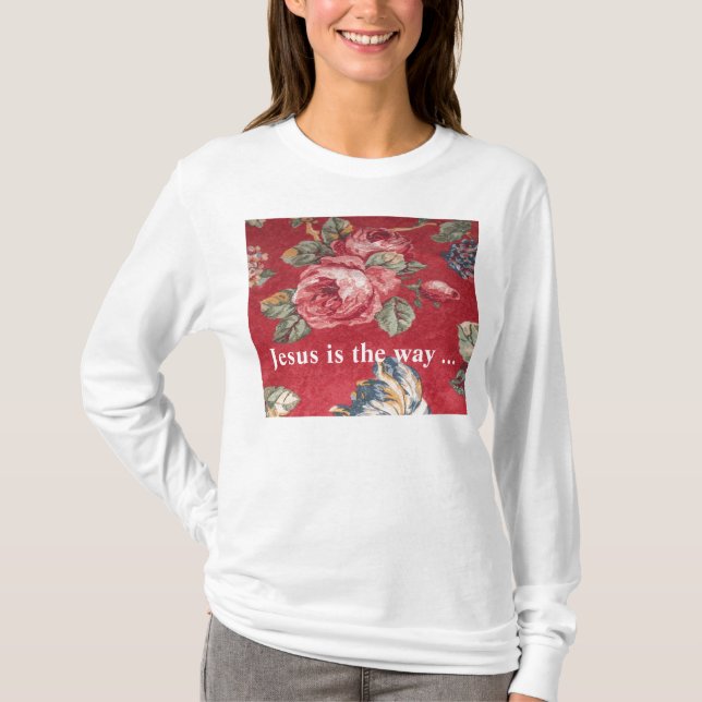 La camiseta Cristiano-temática de la mujer (Anverso)