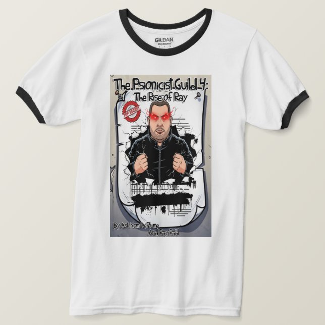 La camiseta de 4 timbres de la guild de psionicist (Anverso del diseño)