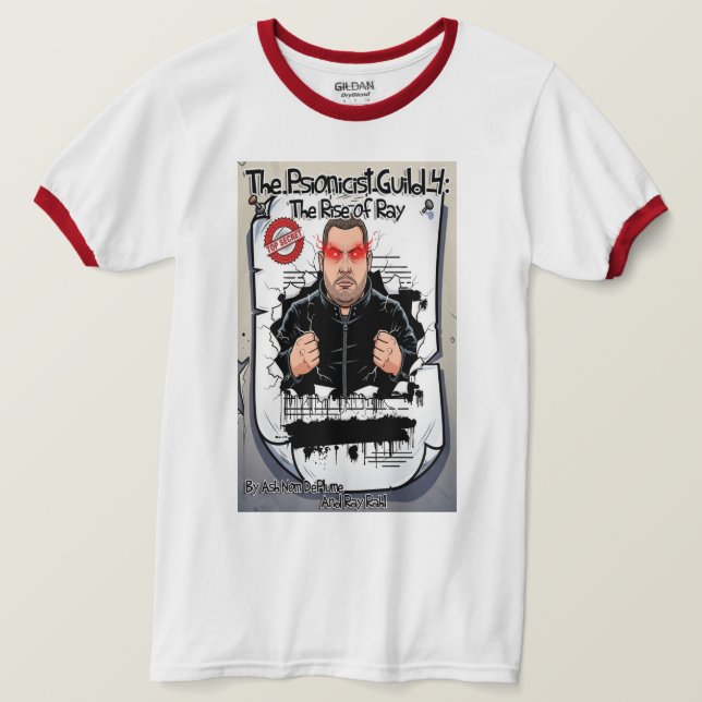 La camiseta de 4 timbres de la guild de psionicist (Anverso del diseño)