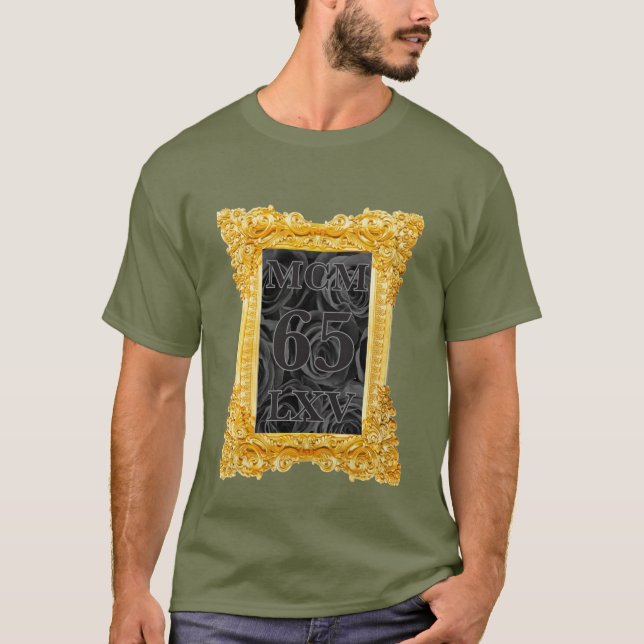 La camiseta de 65 de MCMLXV hombres negros de los (Anverso)