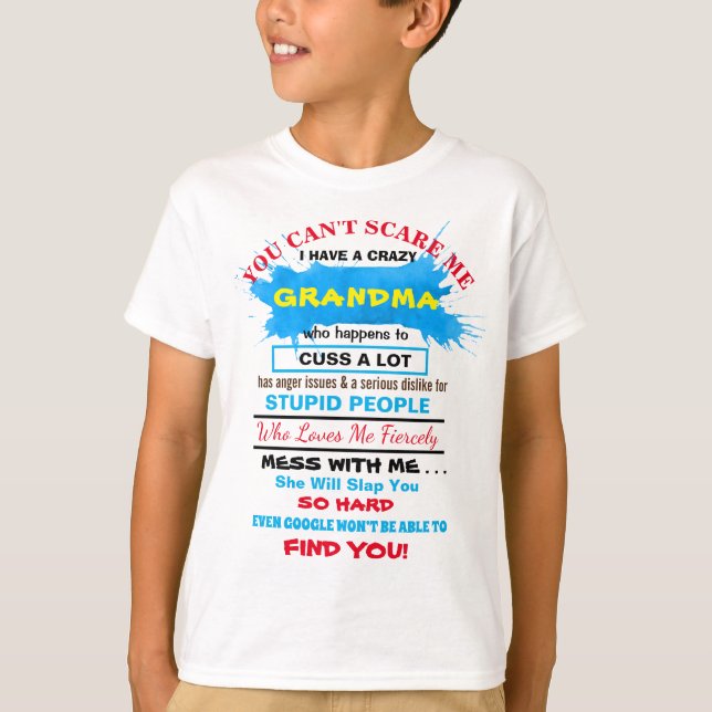 La camiseta DE ABUELO de la diversión de la ABUELA (Anverso)