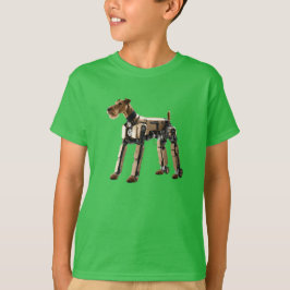 La camiseta de Airedale Robot Kid