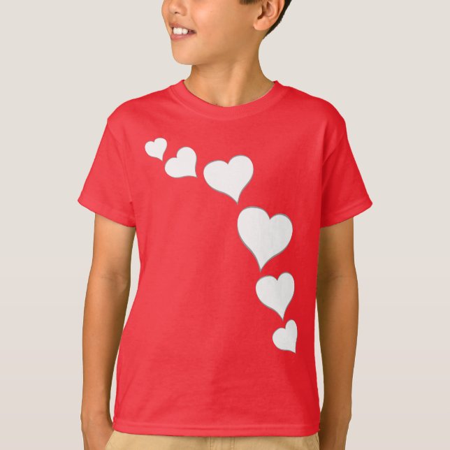 La camiseta de amor de un niño de San Valentín, Pe (Anverso)