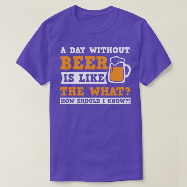 La camiseta de Beer Dad un día sin regalo (Diseño del anverso)