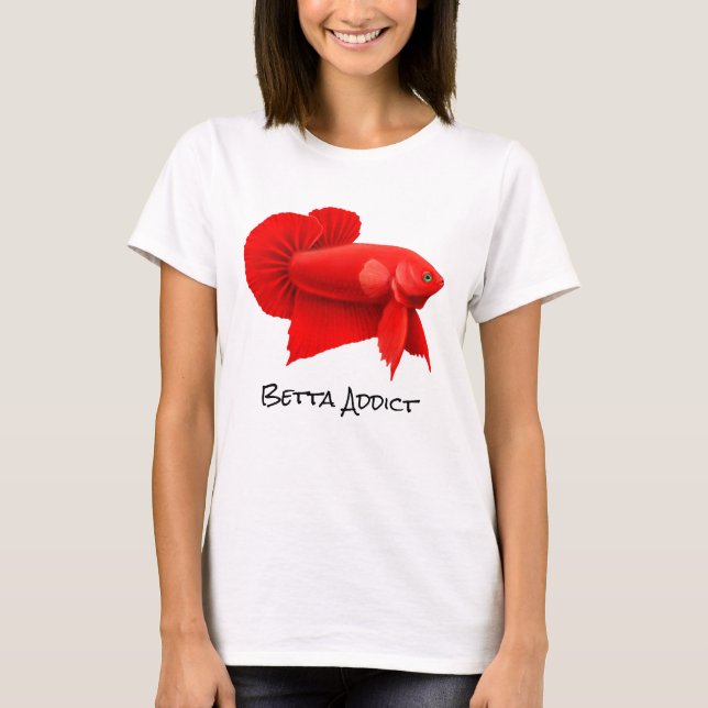 La camiseta de Betta Splendens Plakat de las (Anverso)