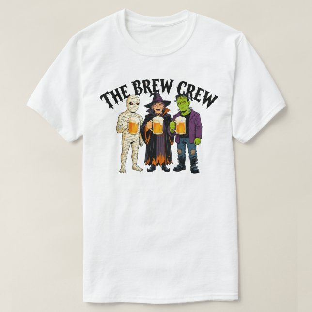 La camiseta de Brew Crew (Diseño del anverso)