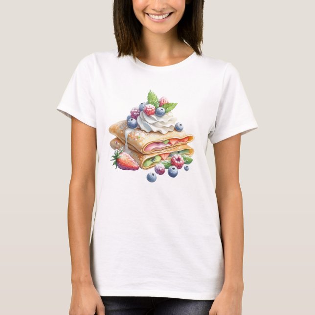La camiseta de Brunch - dulce, elegante y perfecta (Anverso)