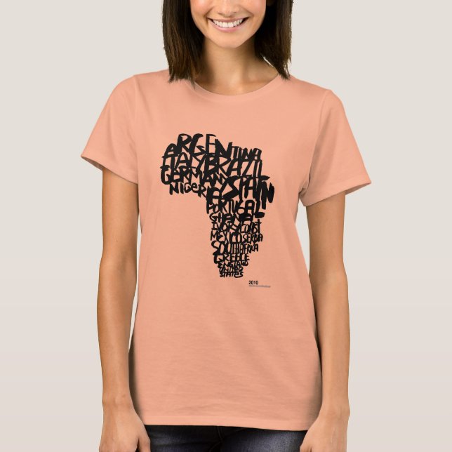 LA CAMISETA DE BURNOUT DE LAS MUJERES DE LA COPA M (Anverso)