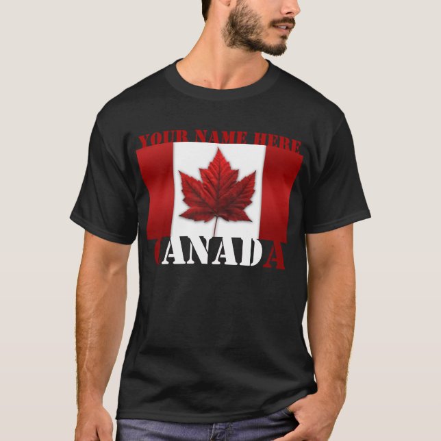 La camiseta de Canadá personalizó SM - camisa de (Anverso)
