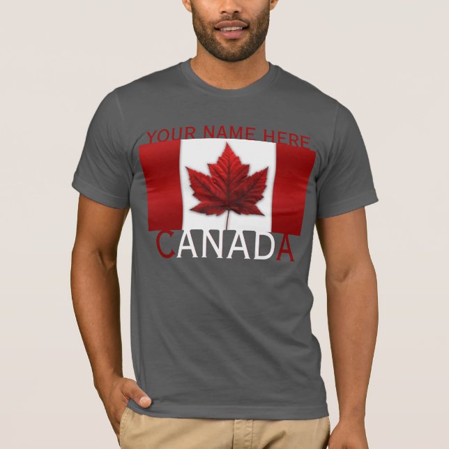 La camiseta de Canadá personalizó SM - camisa de (Anverso)
