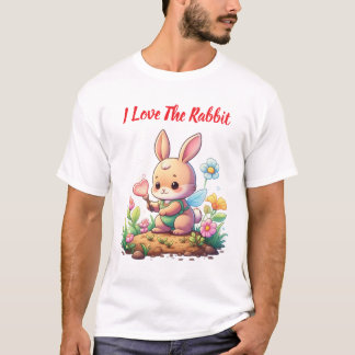La camiseta de conejo