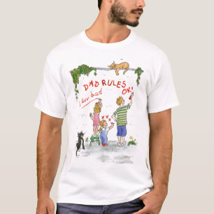 La camiseta de Dad Rules OK
