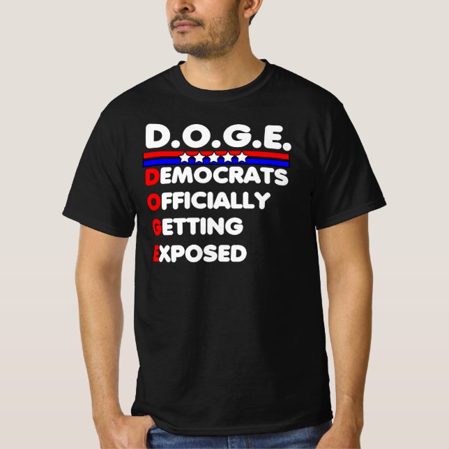 La camiseta de DOGE a los demócratas oficialmente (Anverso)