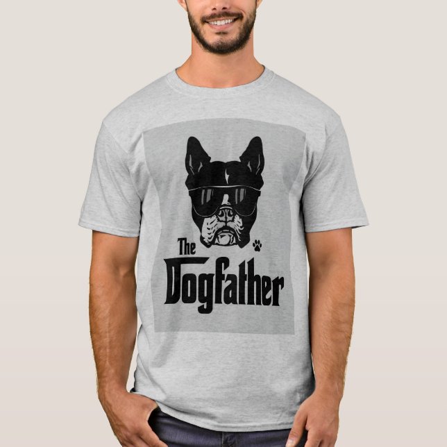 La camiseta de DogFather. Camiseta del perro de Gu (Anverso)