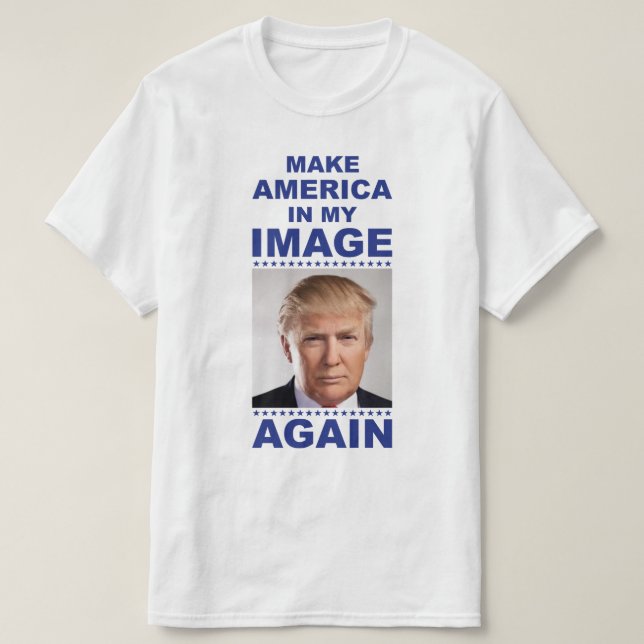 La camiseta de Donald Trump hace América grande (Diseño del anverso)