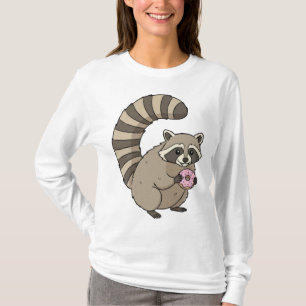 La camiseta de Donut Thief Raccoon