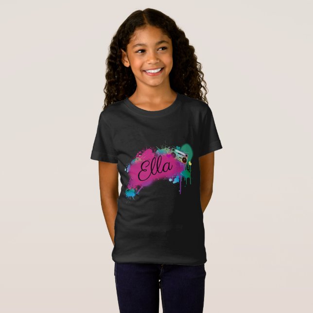 La camiseta de encargo del bailarín de Hip Hop (Anverso completo)