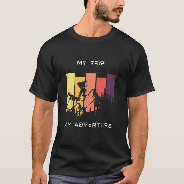 La camiseta de excursión de Nature Lover - Aventur (Anverso)