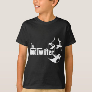 La camiseta de GodTwitter, negra