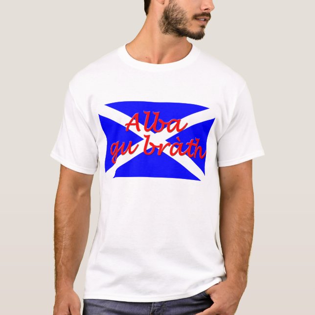 La camiseta "de gu de los hombres básicos Alba del (Anverso)