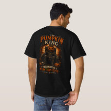 La camiseta de Halloween del Rey Calabaza es aterr