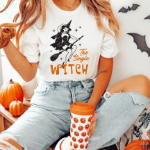 La Camiseta de Halloween Vintage de La Bruja Solte