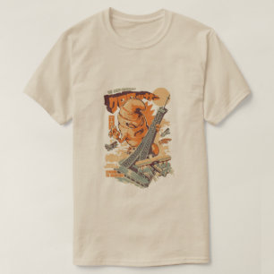 La camiseta de Kaiju Croissant Effel Paris