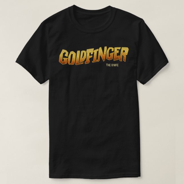 La camiseta de Knife Goldfinger (Diseño del anverso)
