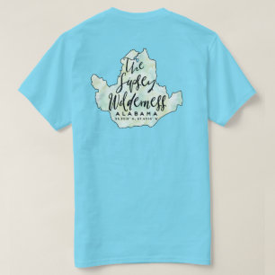 La camiseta de la acuarela de Alabama del desierto
