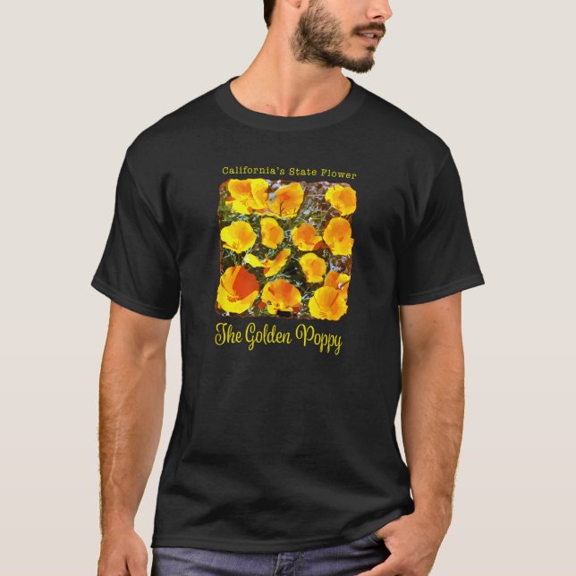 La camiseta de la amapola de Golden California (Anverso)