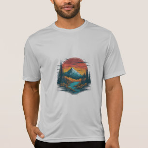 La camiseta de la armonía de la naturaleza