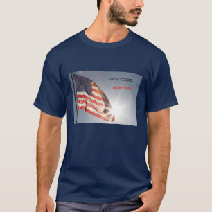 La camiseta de la bandera americana con estos