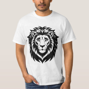 La camiseta de la cabeza del león