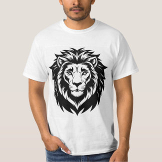 La camiseta de la cabeza del león