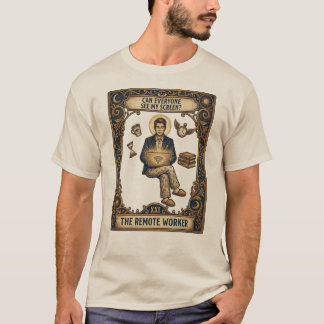 La Camiseta de la Carta de Tarot del Trabajador Re